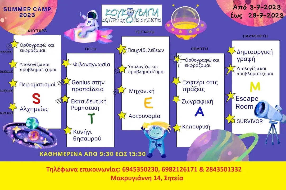 Η επίσημη αφίσα του Summer Camp 2022.